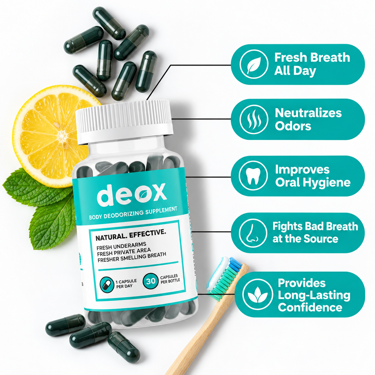 Deox - Removes Odor from the Inside Out